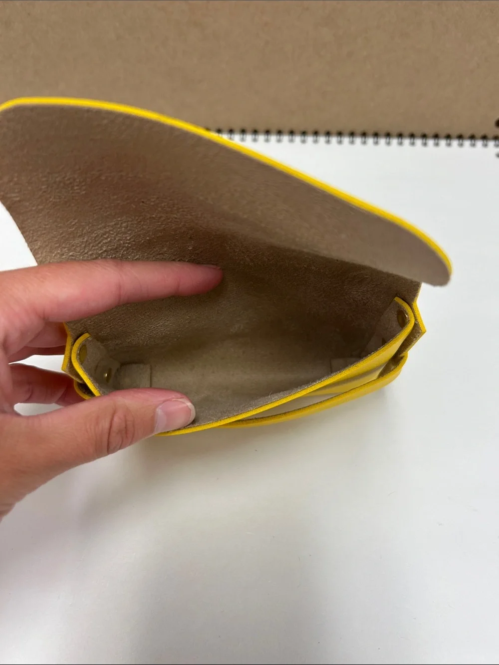 Yellow Travel Pouch